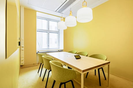 The Yellow room at Microsoft Flux can be booked only 30 minutes at a time. Photo: Microsoft Flux