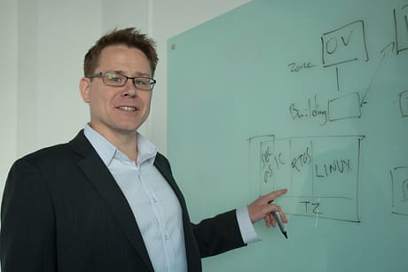 Link Motion's CEO Pasi  Nieminen sees Finland as a very good place to develop smart mobility solutions. Photo: Link Motion 